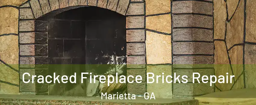  Cracked Fireplace Bricks Repair Marietta - GA