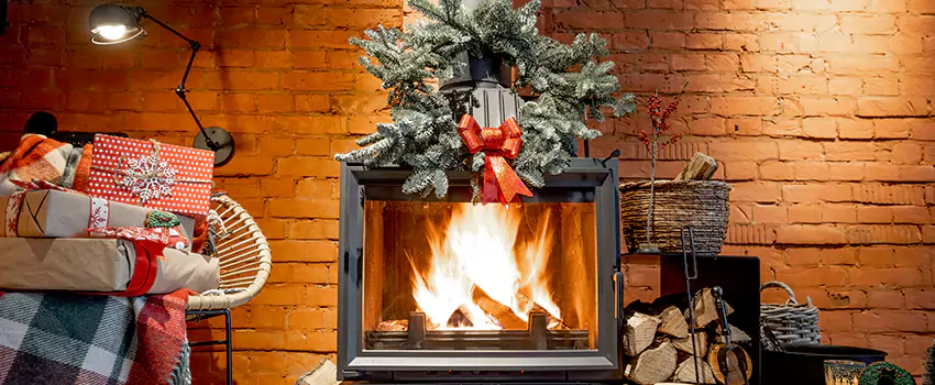 Travis Industries Linear Gas Fireplace Installation in Marietta, Georgia