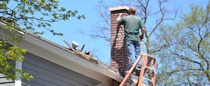 Vinyl and PVC Chimney Flashing Installation in Marietta, GA